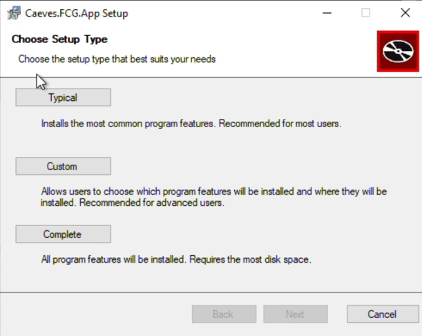 Setup Screen 3